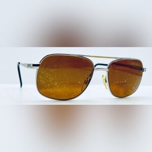 Essentials EN5650 Black Silver Pilot Sunglasses Frames Only